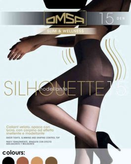 Omsa silhouette moteriškos pėdkelnės 15den