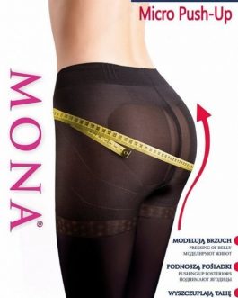 Mona push up moteriškos pėdkelnės 50 den